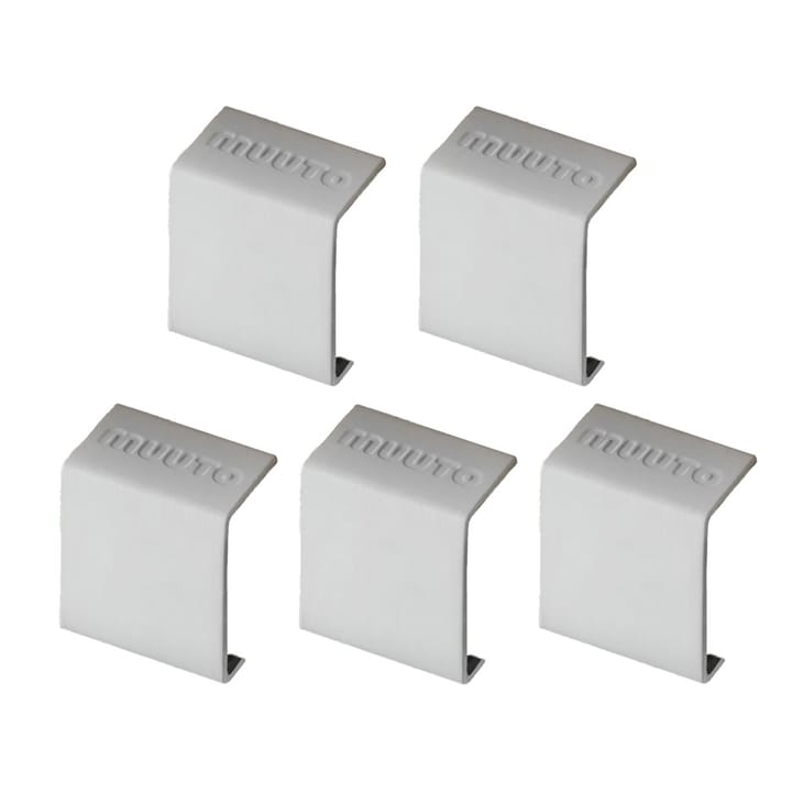Mini stacked 2.0 clips, 5 pack - light grey - Muuto