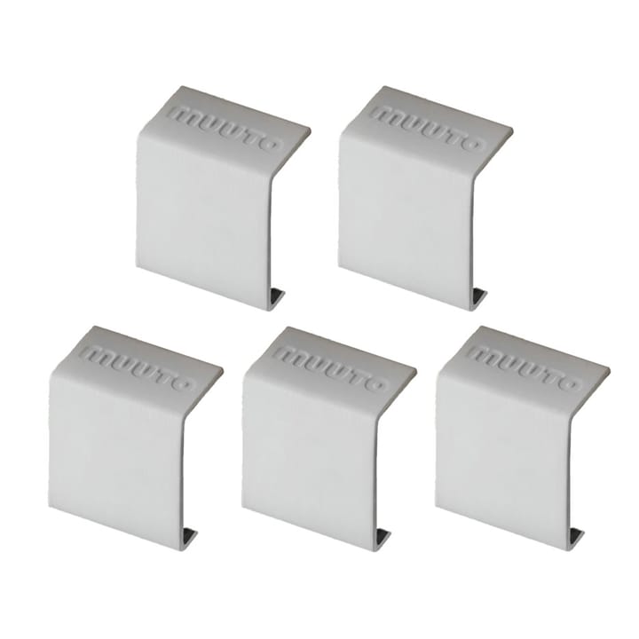 Mini stacked 2.0 clips, 5 pack, light grey Muuto