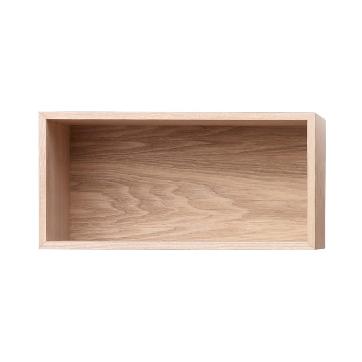 Mini stacked 2.0 shelving, small - oak - Muuto