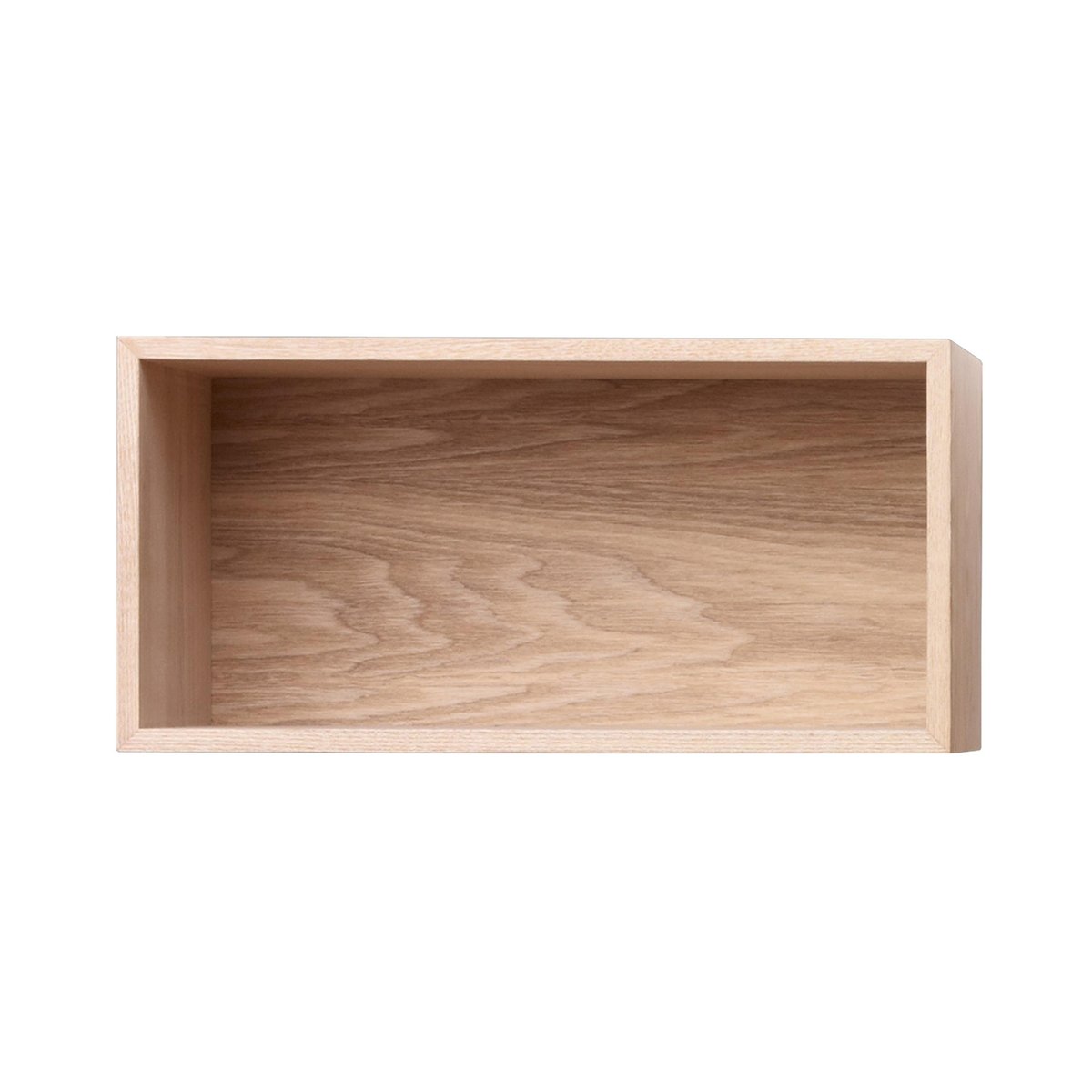 Muuto Mini stacked 2.0 storage system, small oak | Scandinavian Design | Shelves & shelving systems | Brown