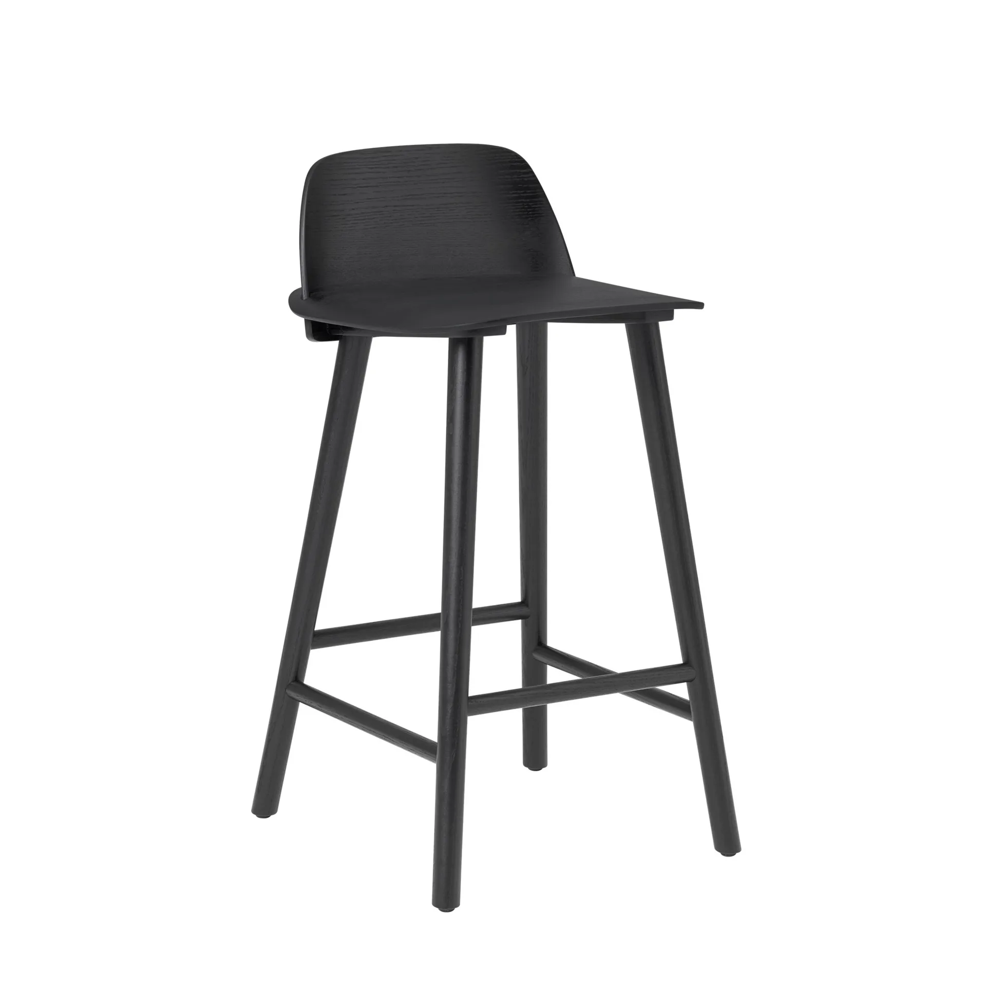 Nerd Bar Stool 65 Cm, Black Muuto