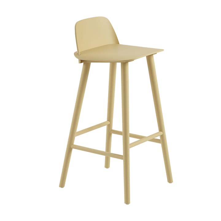 Nerd Barstool - sand yellow - Muuto