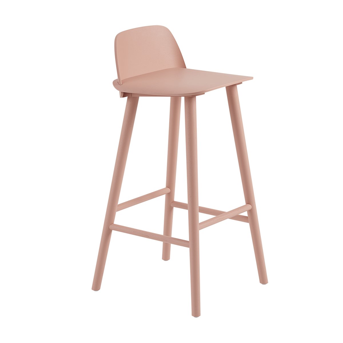 Muuto Nerd Barstool tan rose | Scandinavian Design | Bar stools | Pink