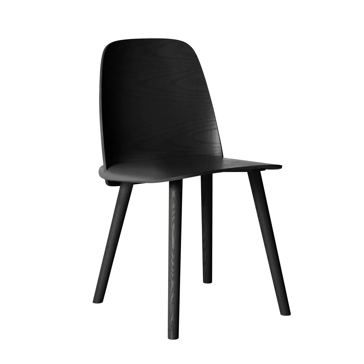 Muuto Nerd chair Black | Scandinavian Design | Chairs | Black