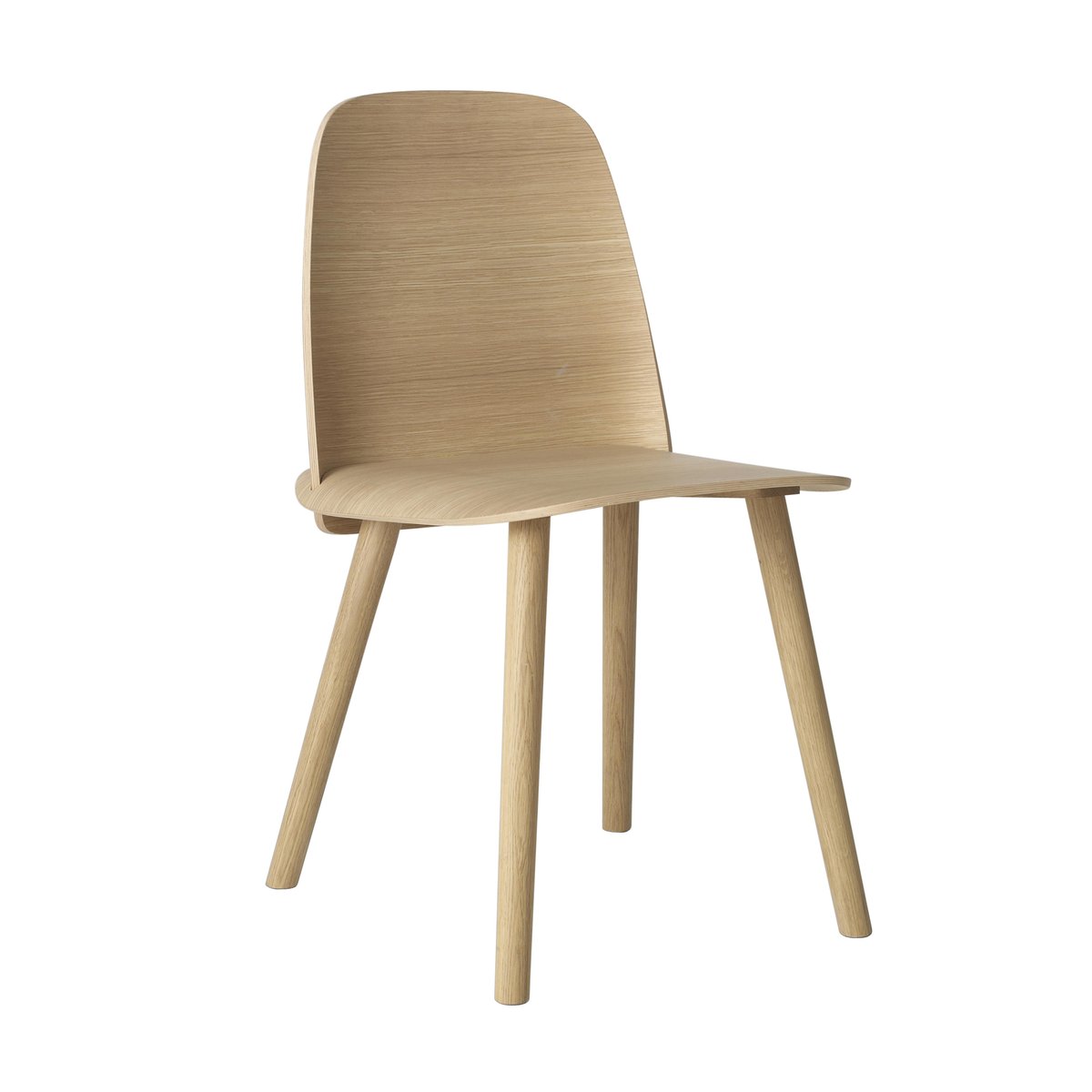 Muuto Nerd chair Oak | Scandinavian Design | Chairs | Brown