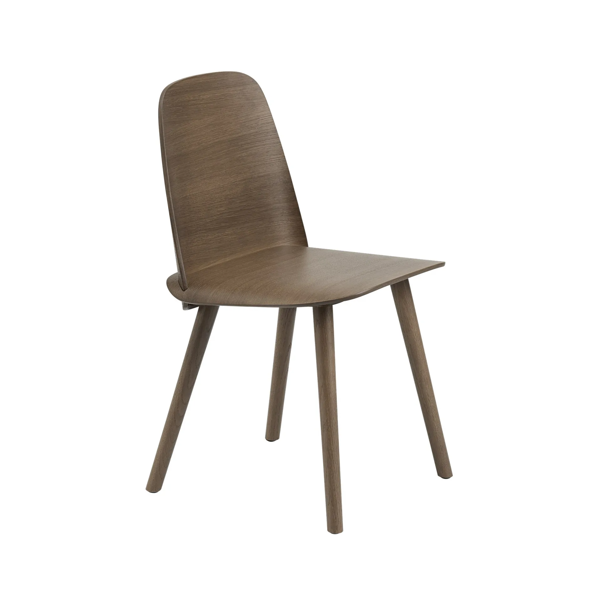 Nerd chair, Stained dark brown Muuto