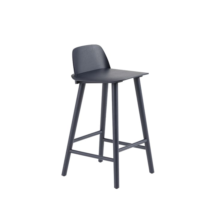 Nerd counter stool - Midnight blue - Muuto