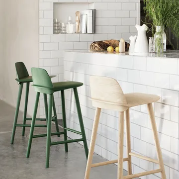 Nerd counter stool - Sand yellow - Muuto