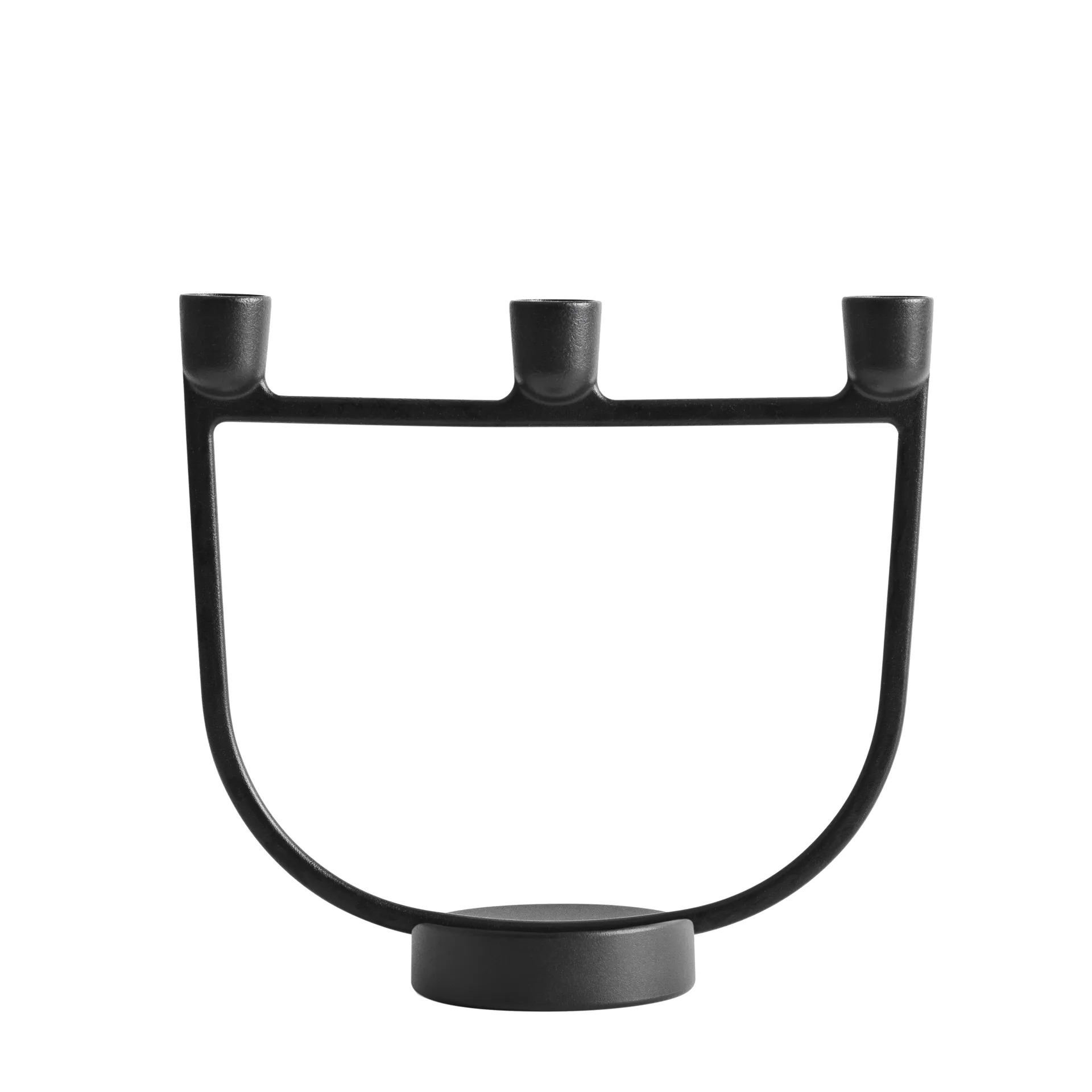Open candle holder, black Muuto