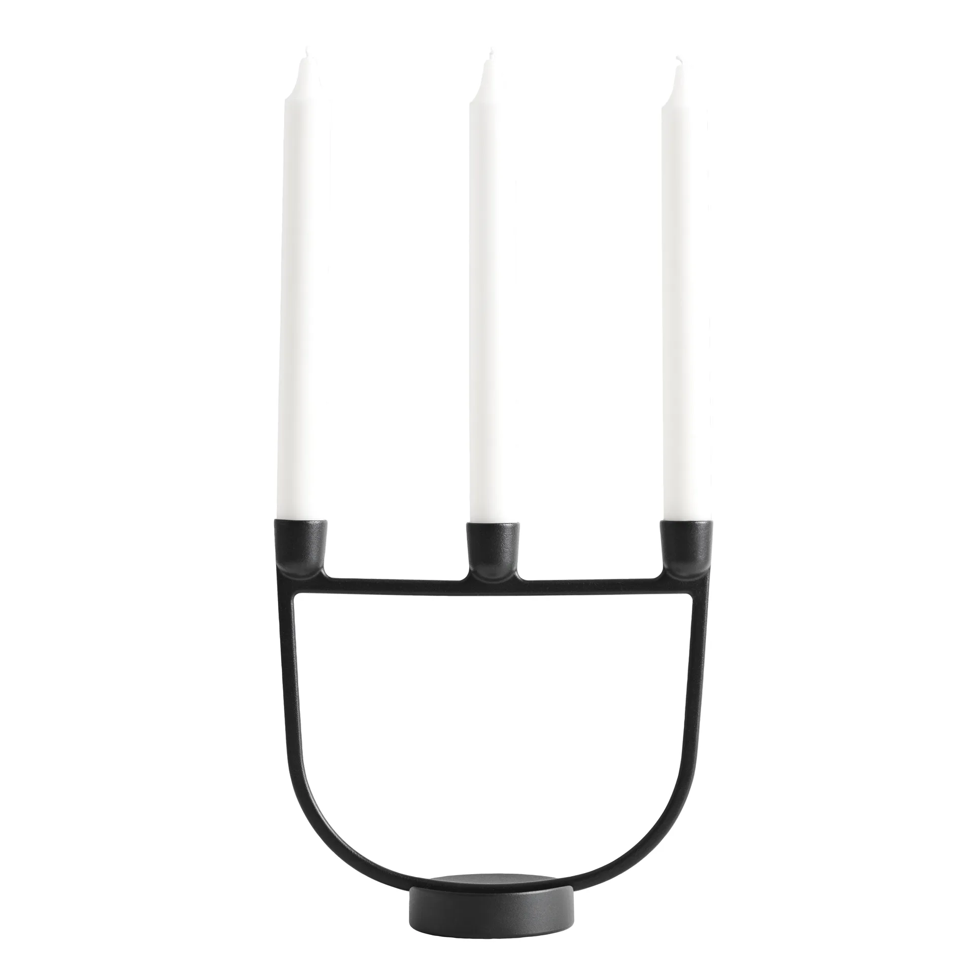 Open candle holder, black Muuto