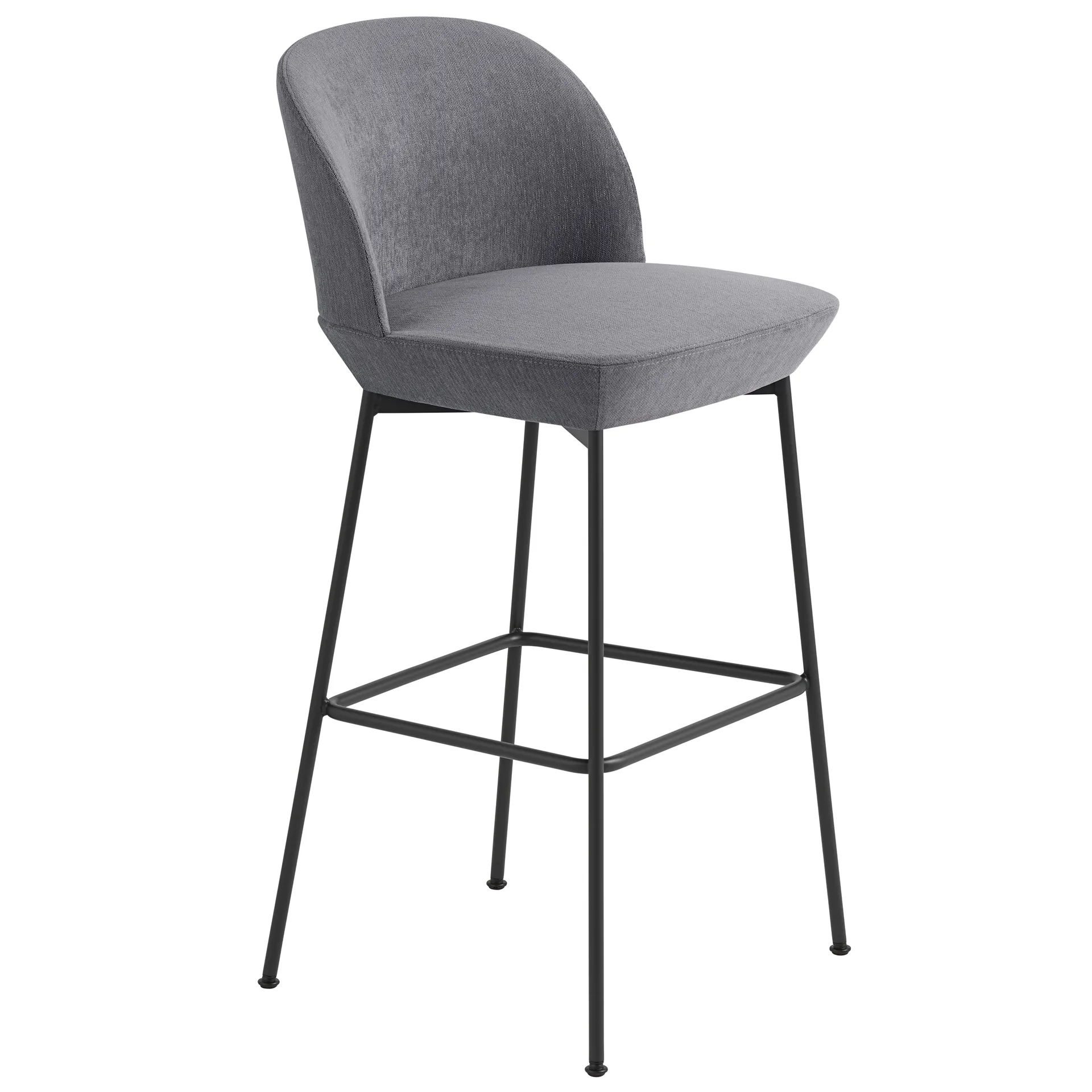 Oslo Bar barstool black legs, Still 161 Muuto