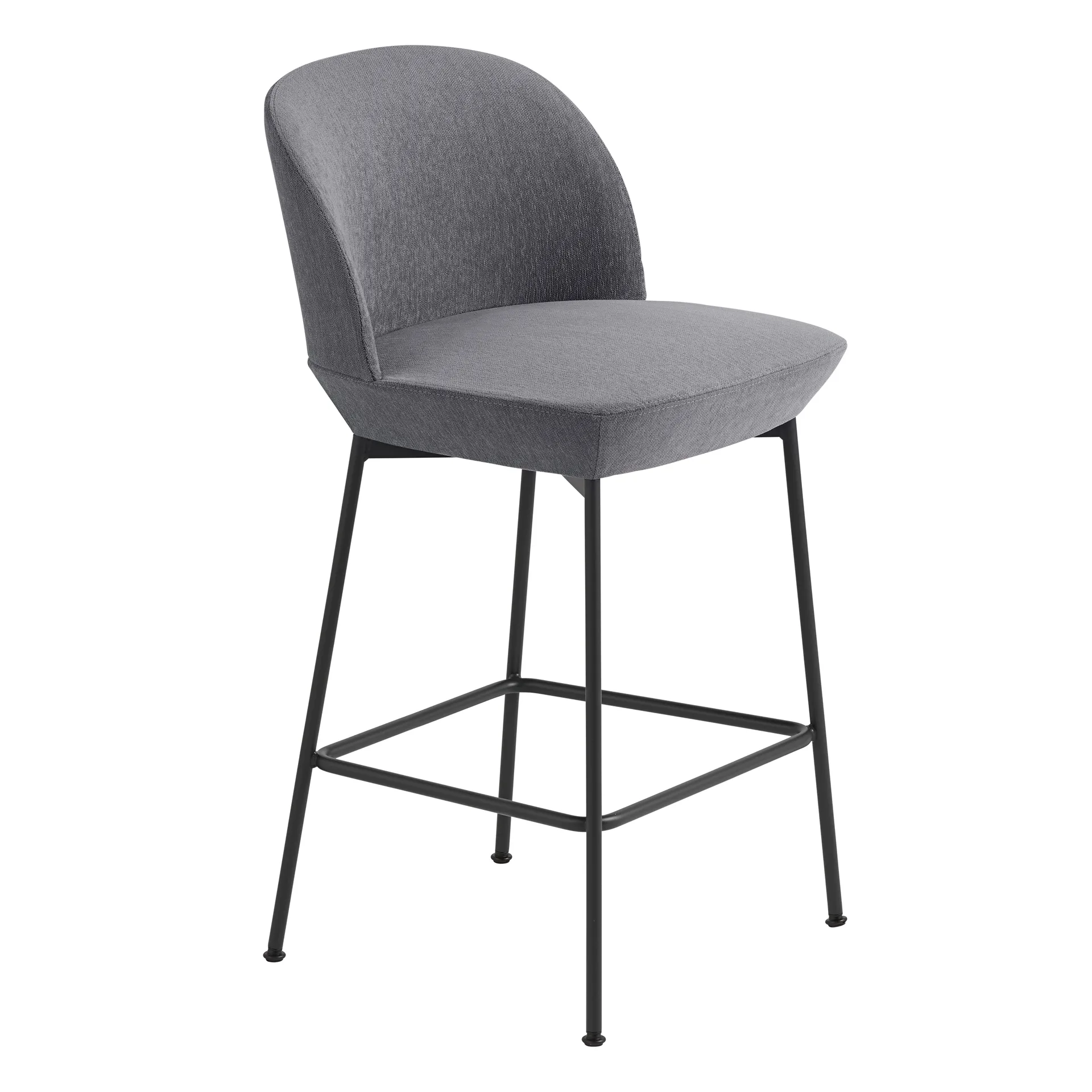 Oslo Counter Chair 65 cm, Still 161-anthracite black Muuto