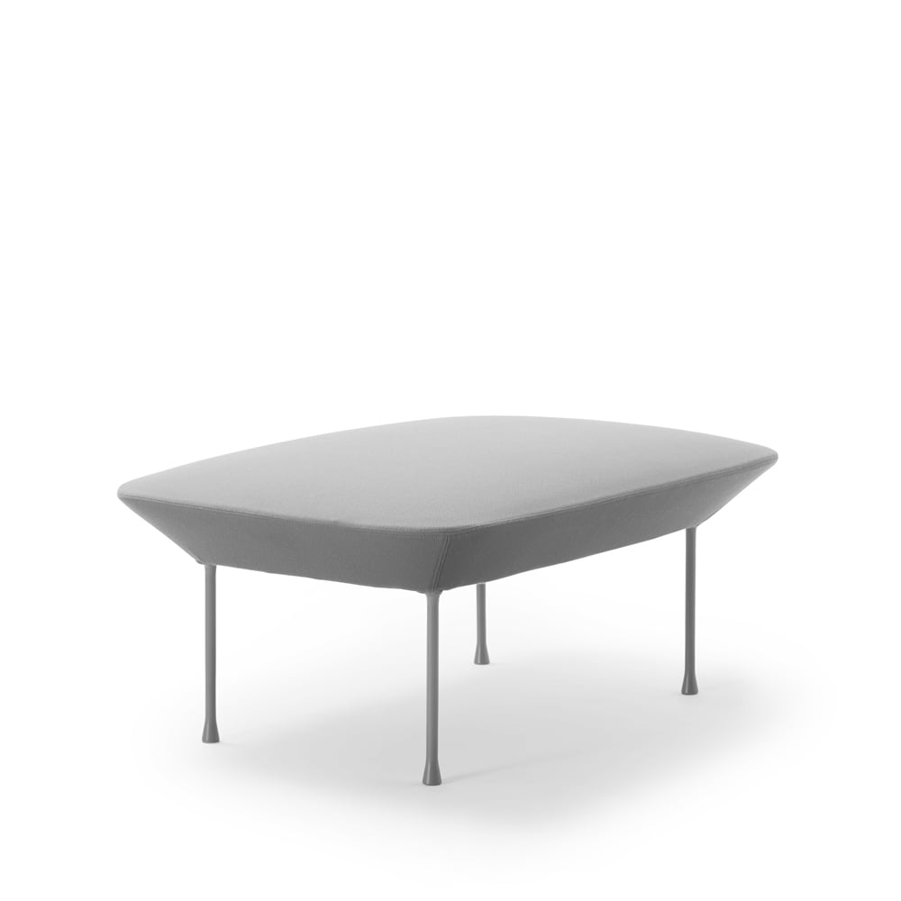 Muuto Oslo pouf Steelcut 160-grey | Scandinavian Design | Stools | Grey