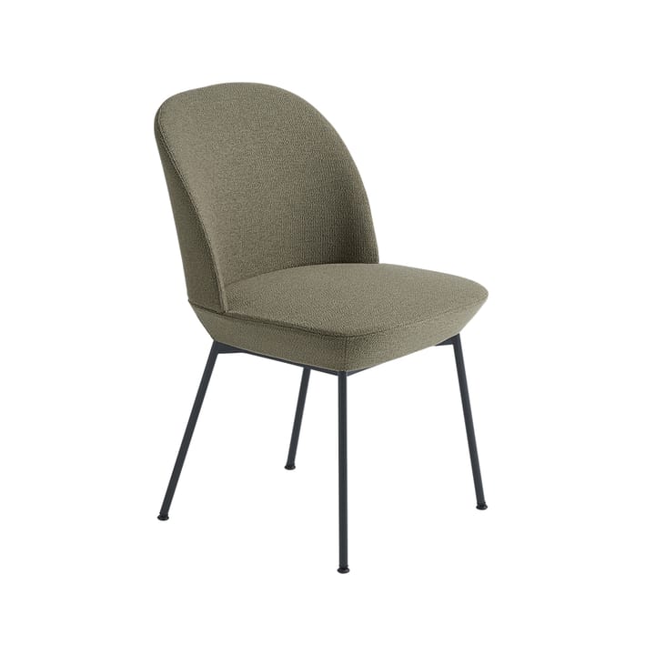 Oslo side chair fabric upholstered - Ocean 21-Anthracite black - Muuto