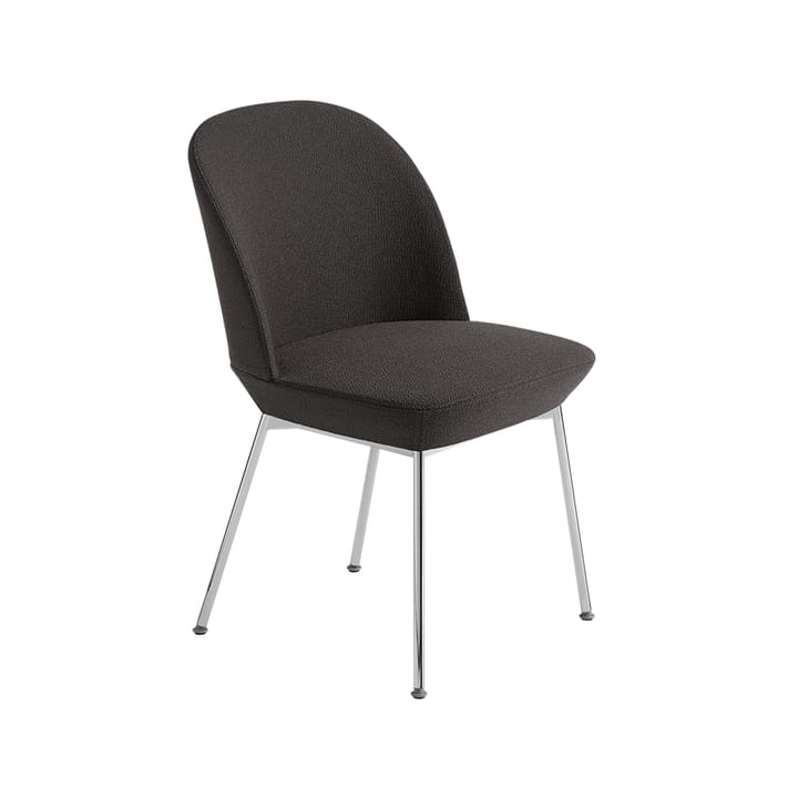 Oslo side chair fabric upholstered - Ocean 50-Chrome - Muuto