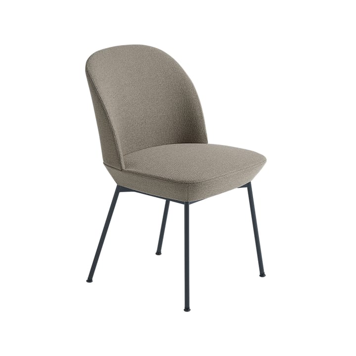 Oslo side chair fabric upholstered - Ocean 52-Anthracite black - Muuto