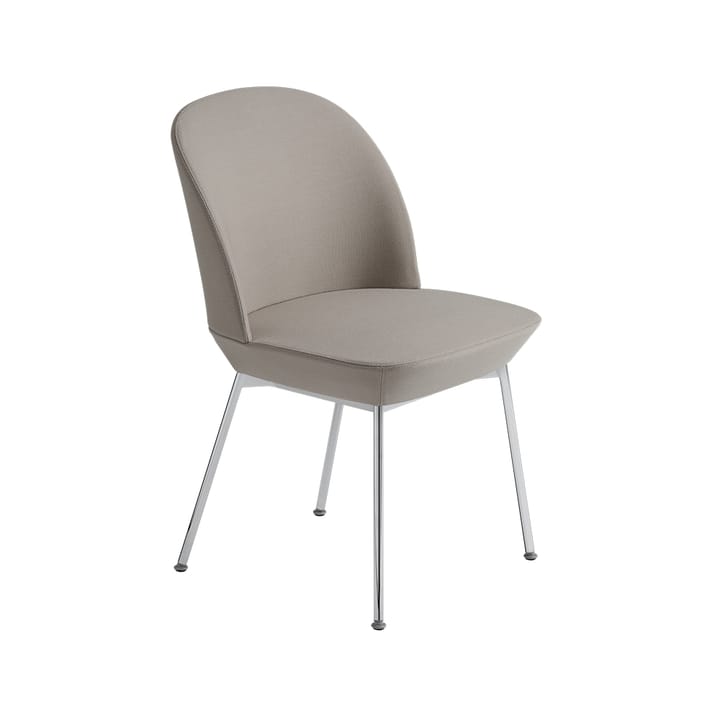 Oslo side chair fabric upholstered - Steelcut 42-Chrome - Muuto