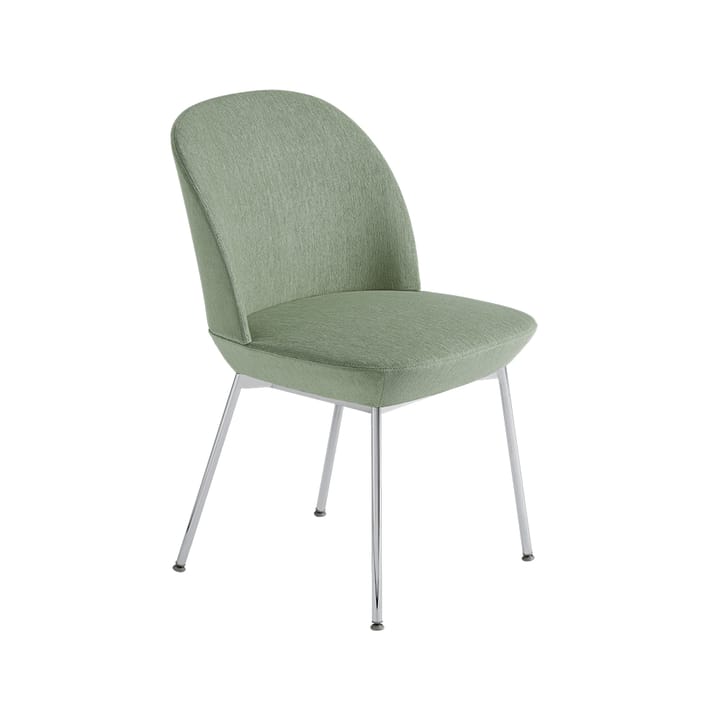 Oslo side chair fabric upholstered - Sto 941-Chrome - Muuto