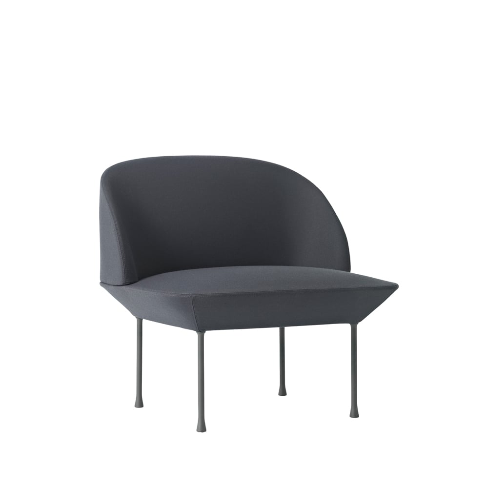 Muuto Oslo sofa 1-seat Steelcut 180-Dark Grey | Scandinavian Design | Armchairs & footstools | Grey