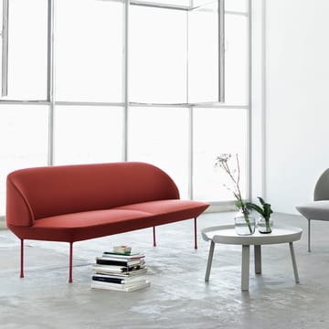 Oslo sofa 2-seat - Steelcut 160-Light grey - Muuto