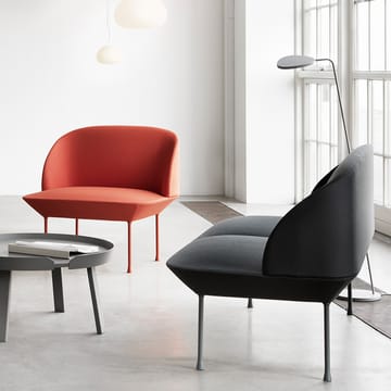 Oslo sofa 2-seat - Steelcut 660-Dark red - Muuto