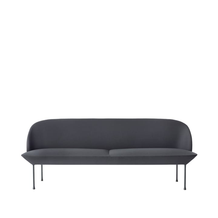 Oslo sofa 3-seat - Steelcut 180-Dark grey - Muuto