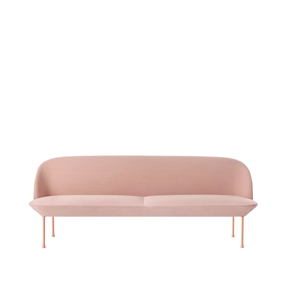 Oslo sofa 3-seat, Steelcut trio 515-Rose Muuto
