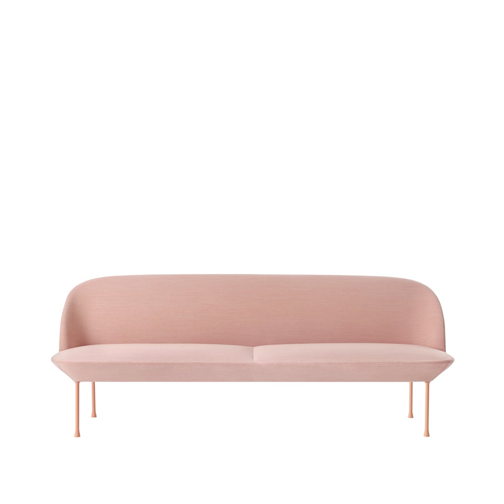 Muuto Oslo sofa 3-seat Steelcut trio 515-Rose | Scandinavian Design | Sofas | Pink