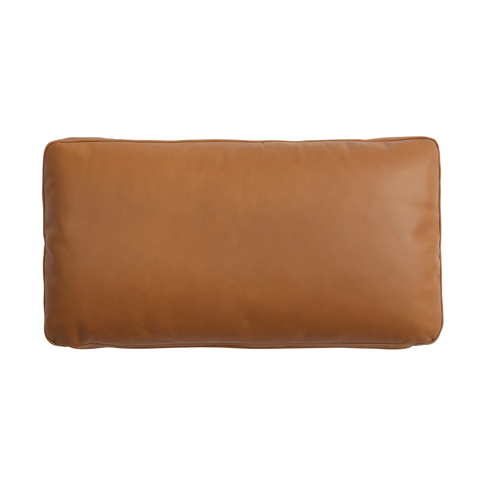 Outline Soft cushion, Refine Leather Cognac, 55x30 cm Muuto
