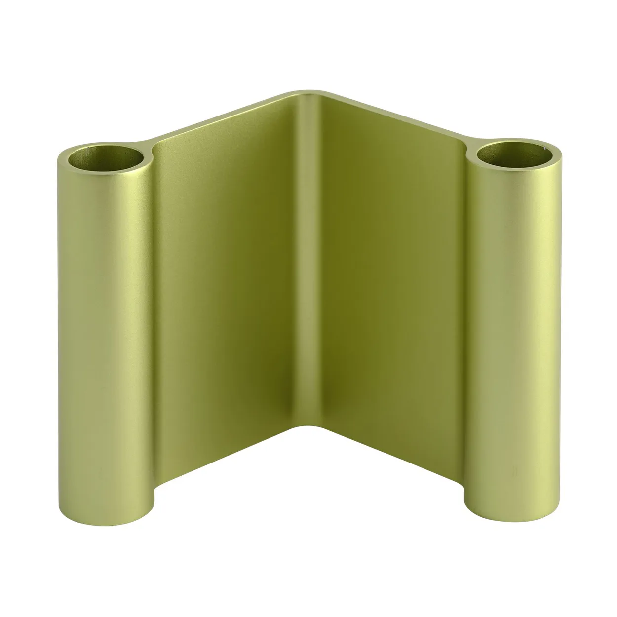 Muuto Pair candle holder 11 cm Green | Scandinavian Design | Candle holders | Green