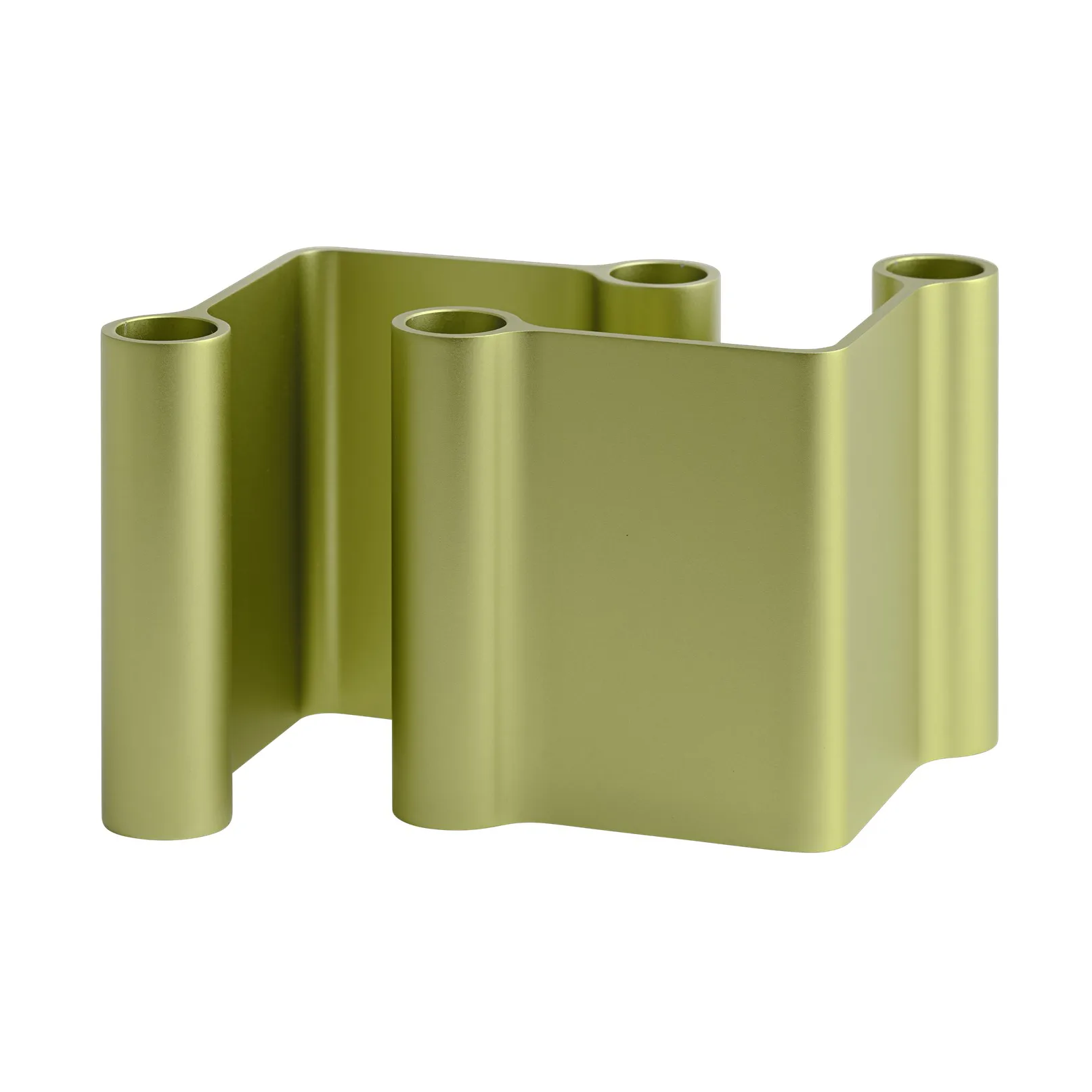 Pair candle holder 11 cm, Green Muuto