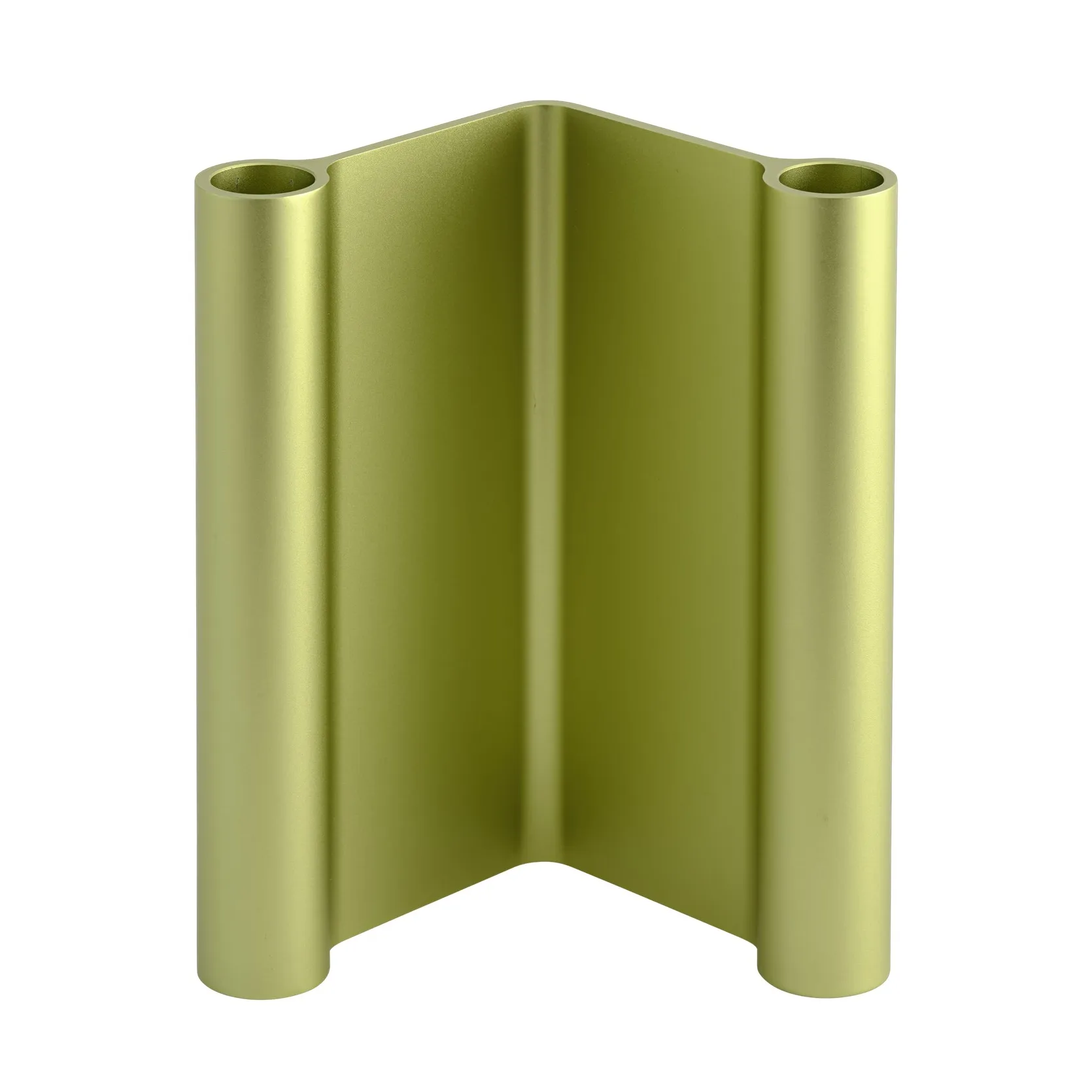 Pair candle holder 18 cm, Green Muuto
