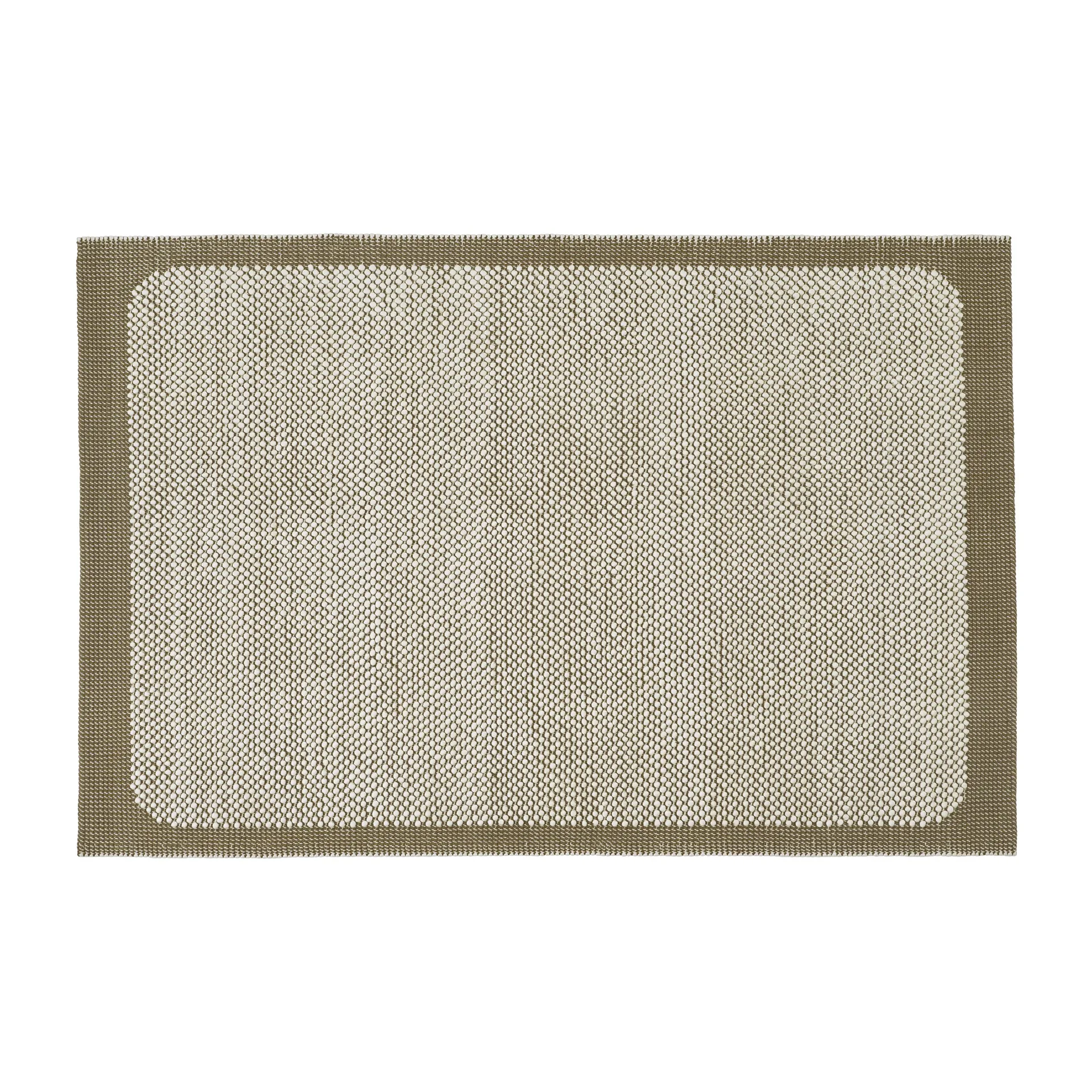 Pebble rug 200x300 cm, Brown green Muuto