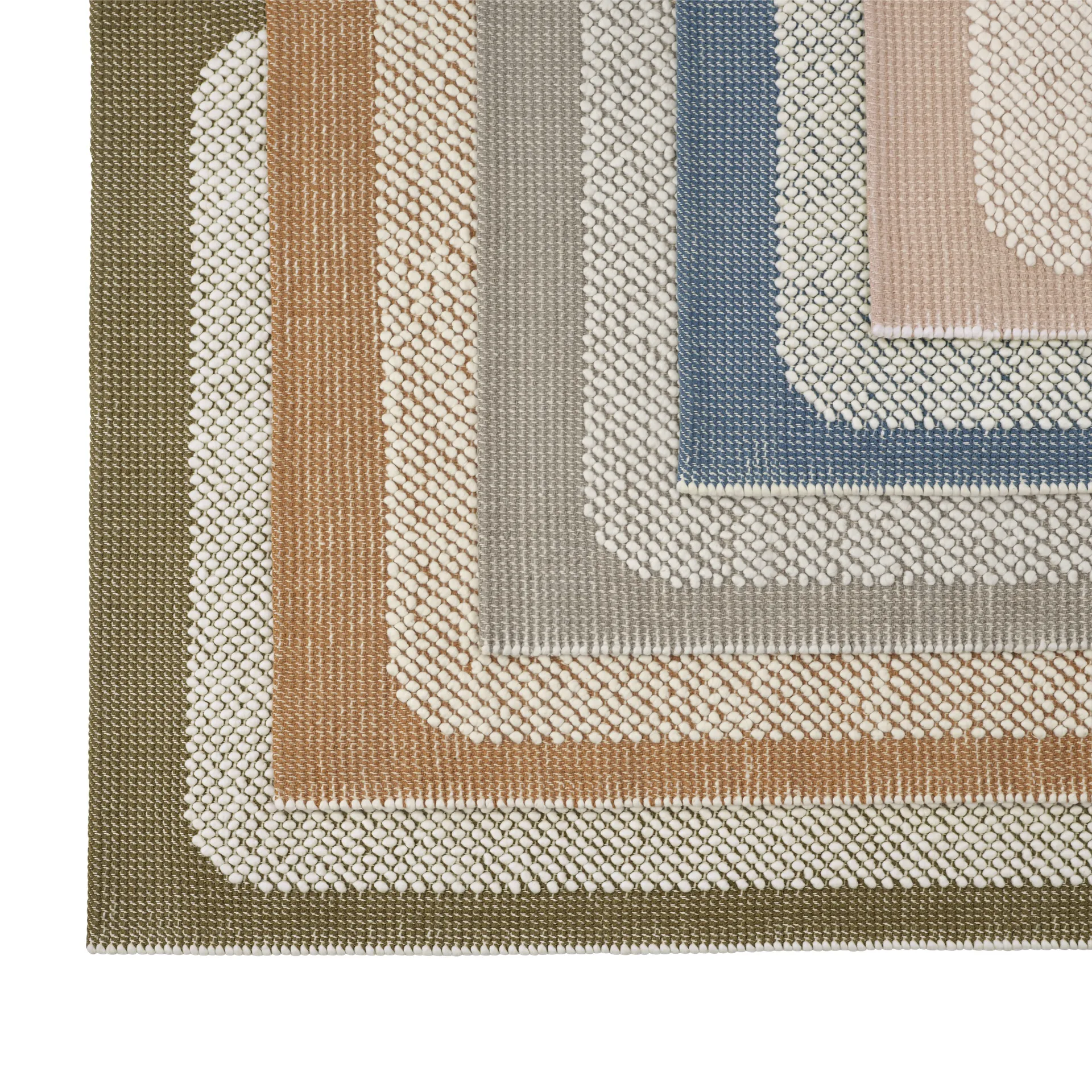 Pebble rug 200x300 cm, Brown green Muuto