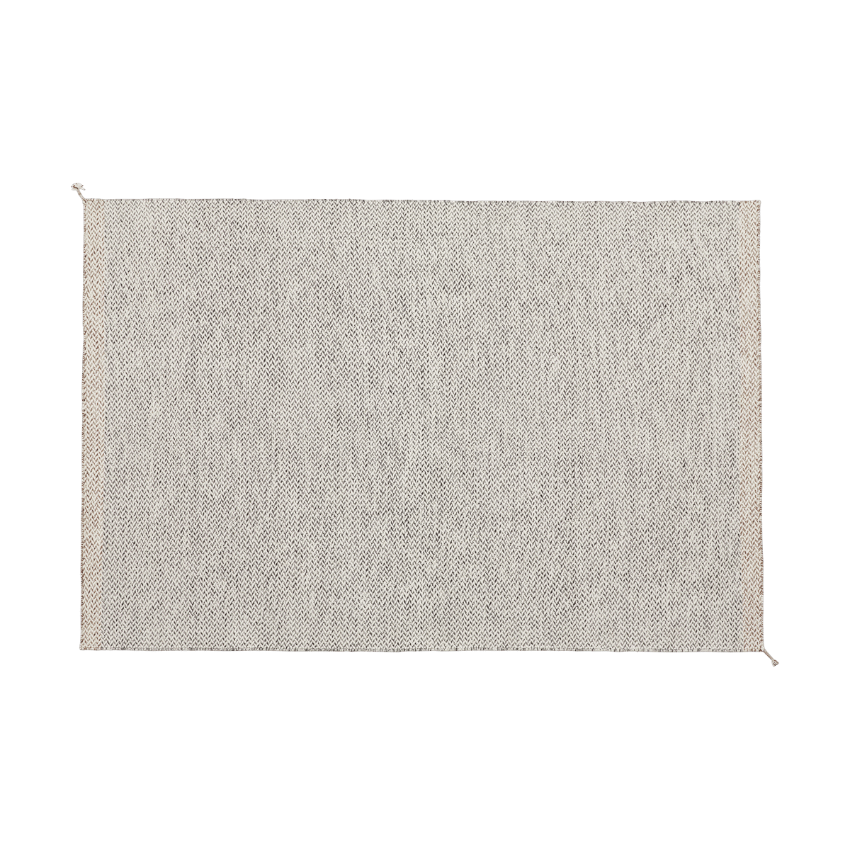Muuto Ply rug 170x240 cm Black-white | Scandinavian Design | Plastic rugs | Black