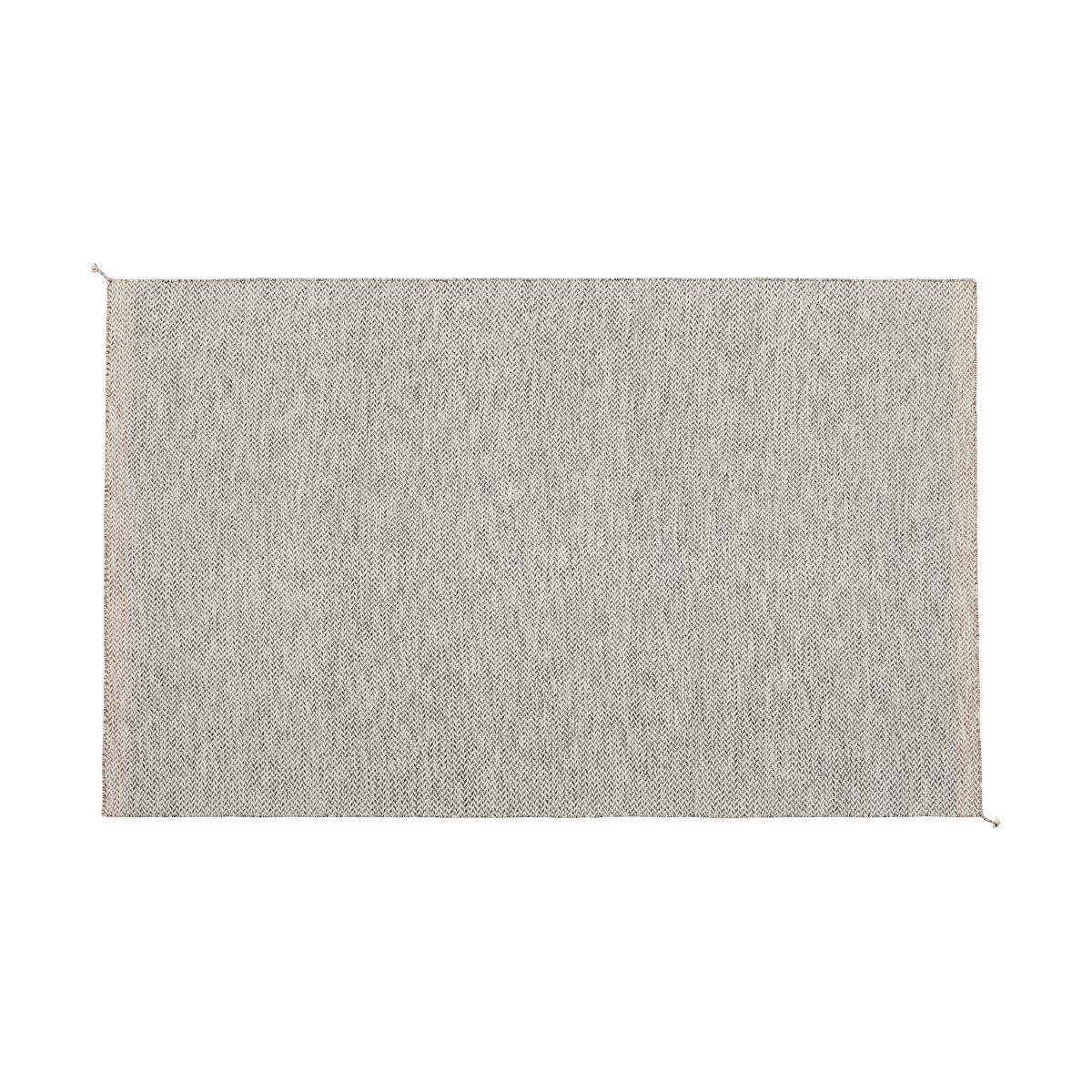 Muuto Ply rug 200x300 cm Black-white
