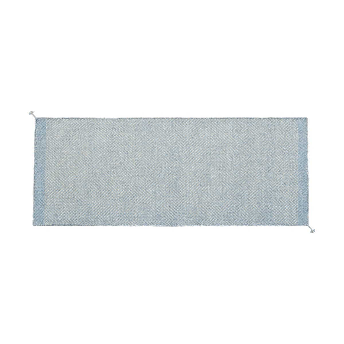 Muuto Ply rug 80x200 cm Light blue | Scandinavian Design | Plastic rugs | Blue