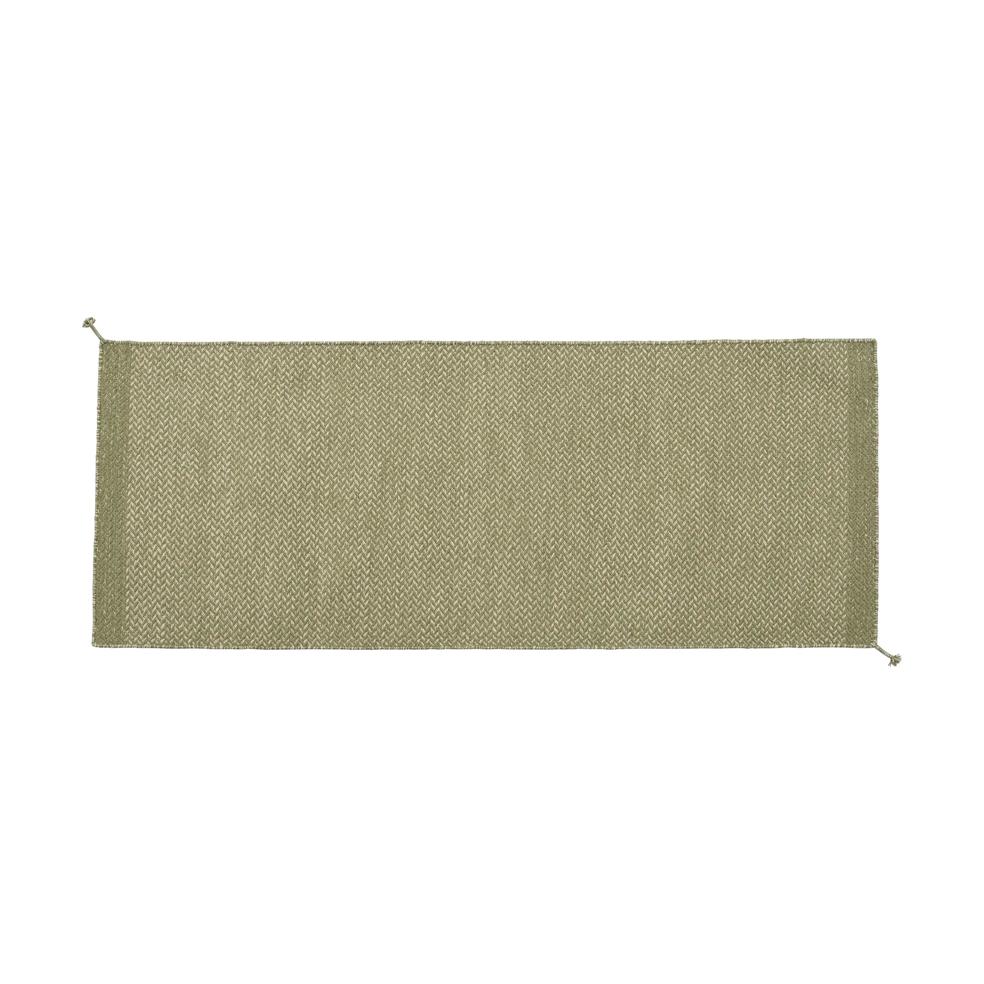 Ply rug 80x200 cm, Moss green Muuto