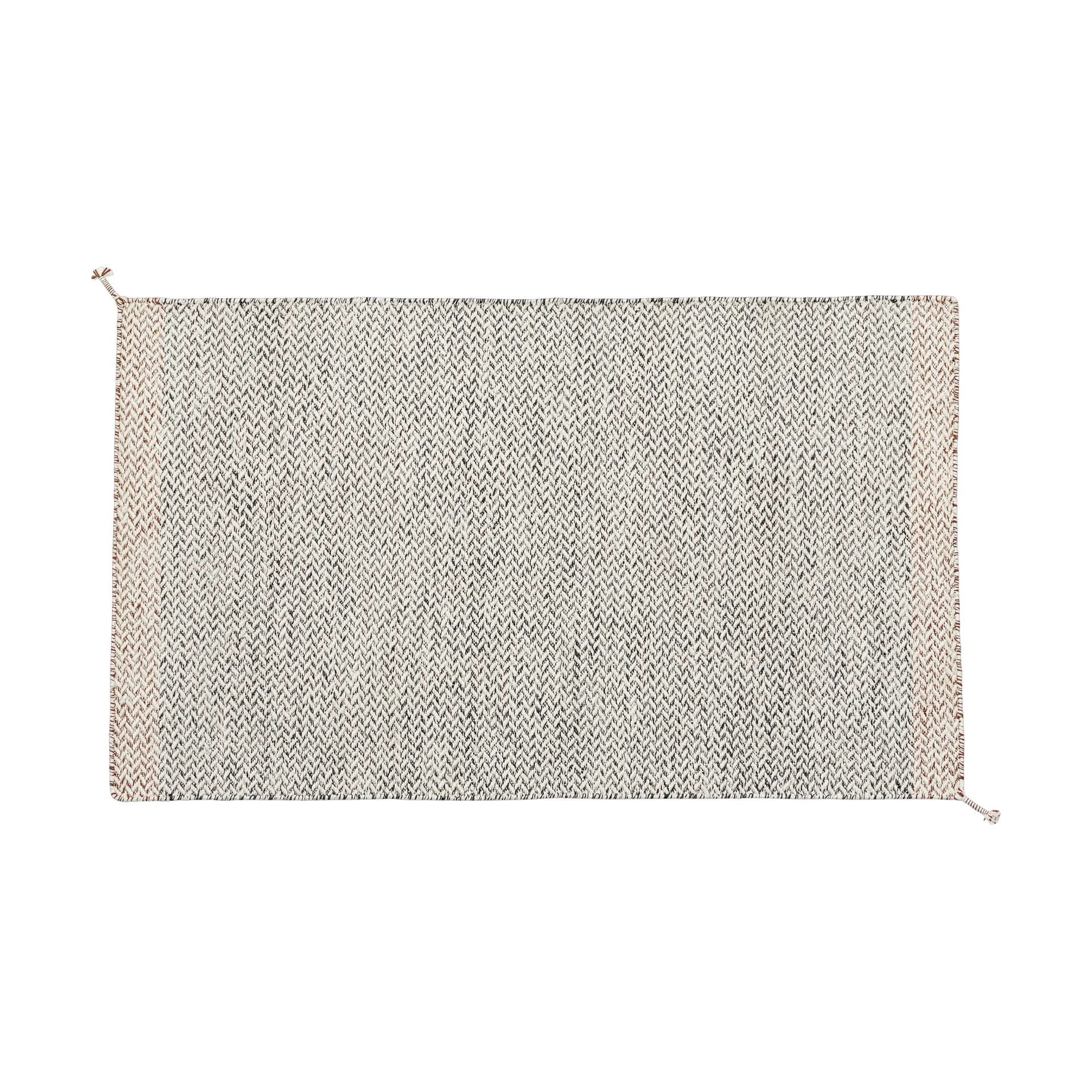 Ply rug 85x140 cm, Black-white Muuto