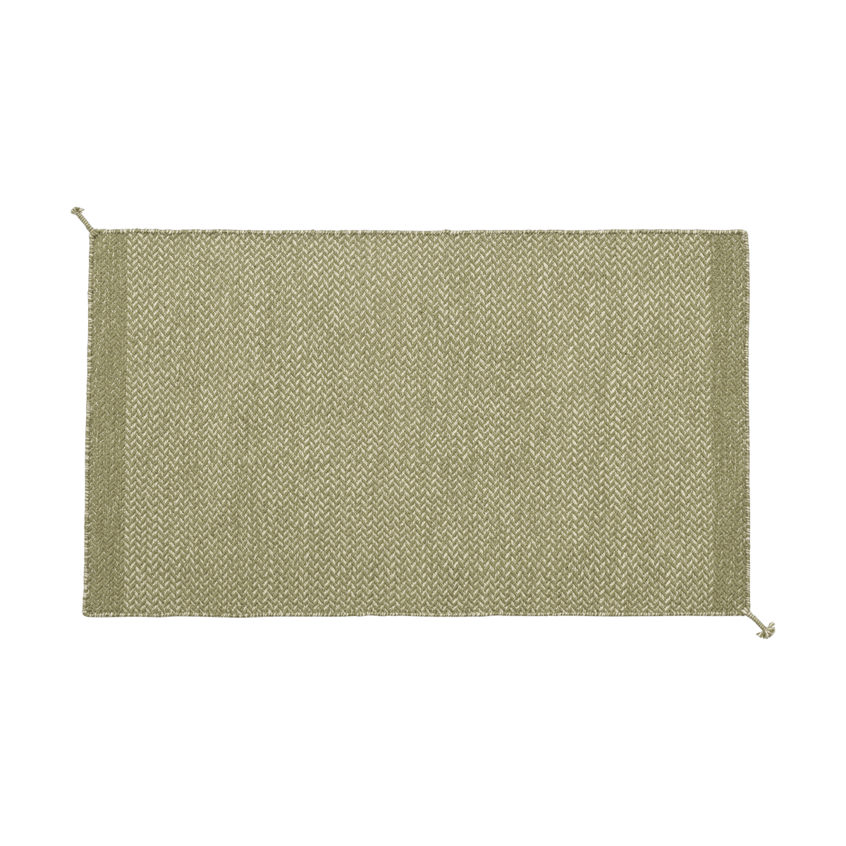 Muuto Ply rug 85x140 cm Moss green | Scandinavian Design | Plastic rugs | Green