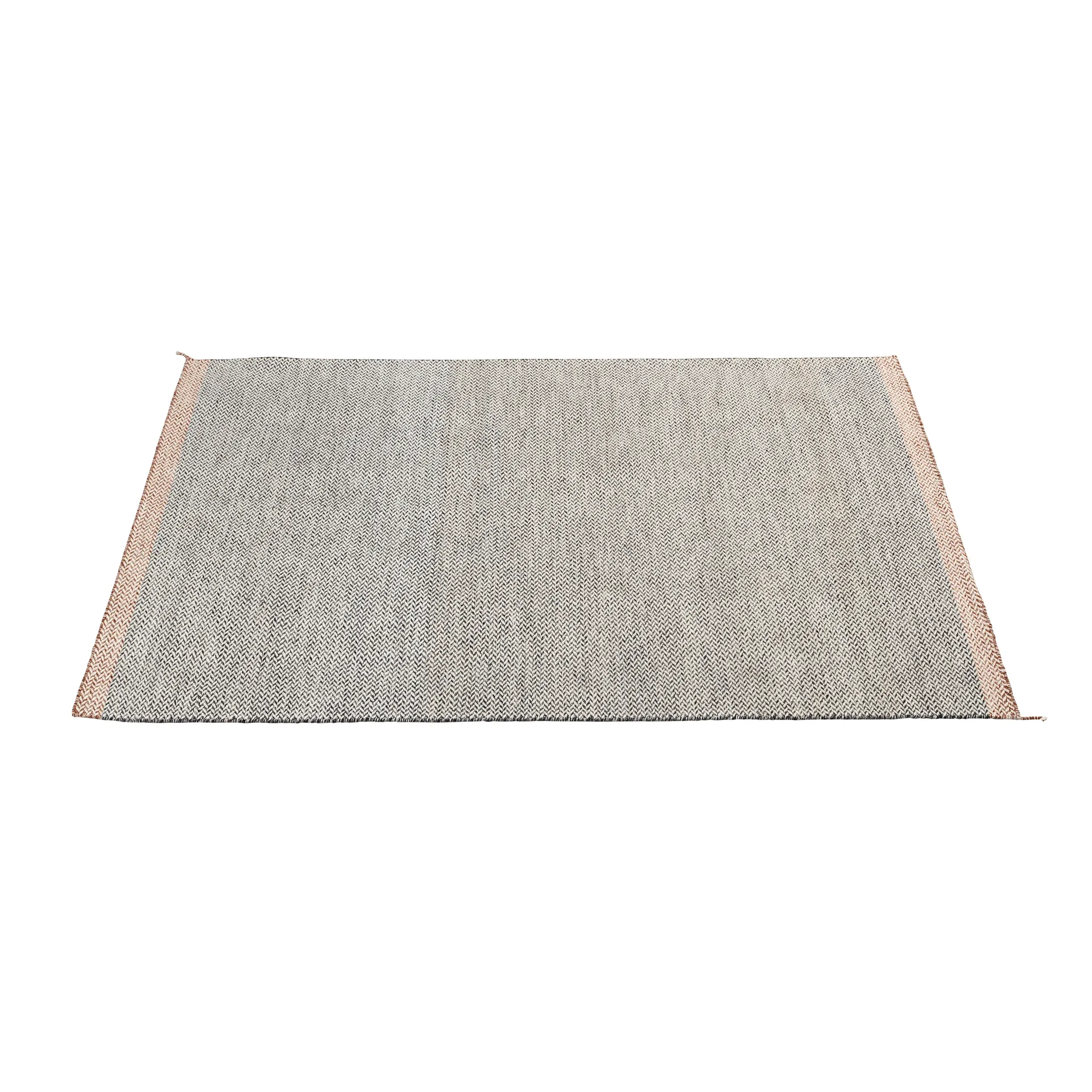 Ply wool rug 170x240 cm, black-white Muuto