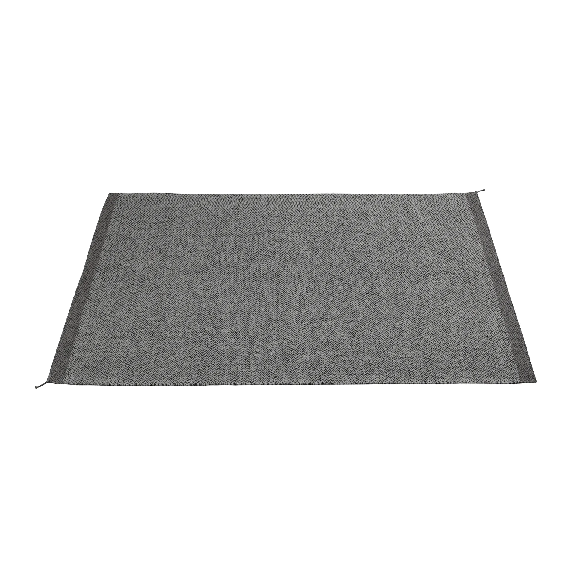 Ply wool rug 170x240 cm, dark grey Muuto