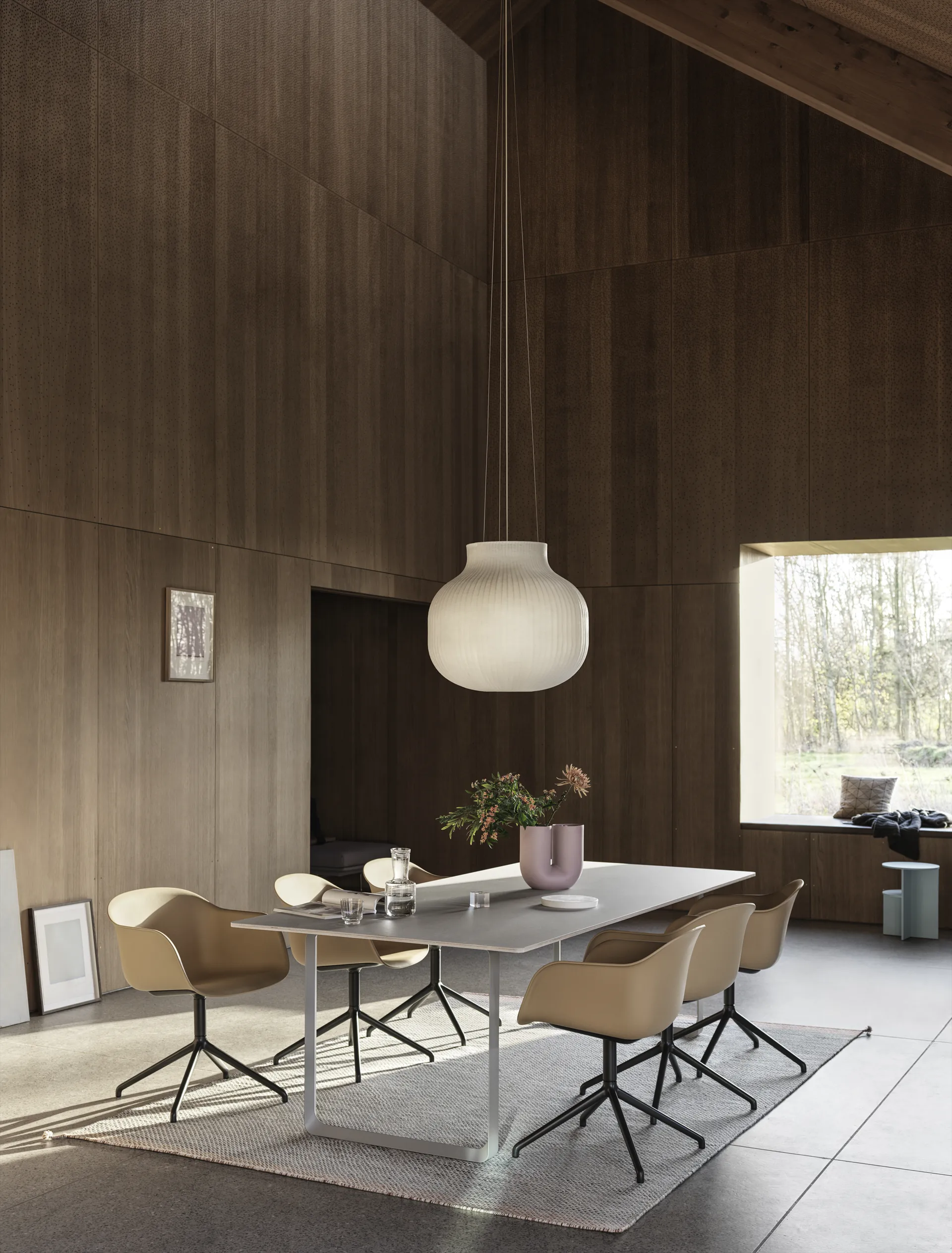 Ply wool rug 170x240 cm, Grey Muuto