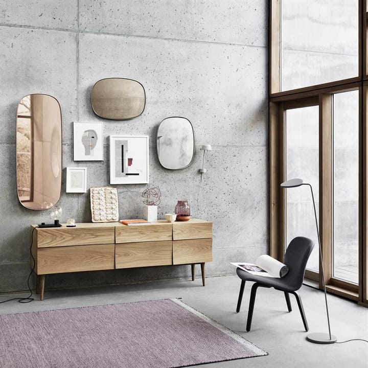 Ply wool rug 200x300 cm, Rose (rosa) Muuto