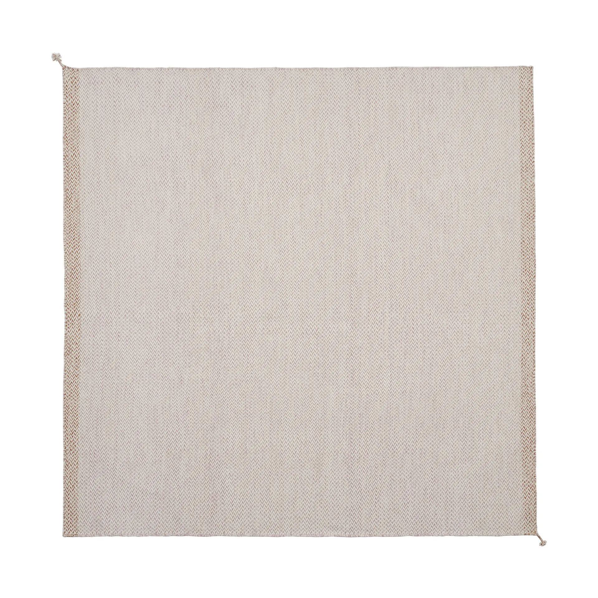 Ply wool rug 240x240 cm, Light Pink Muuto