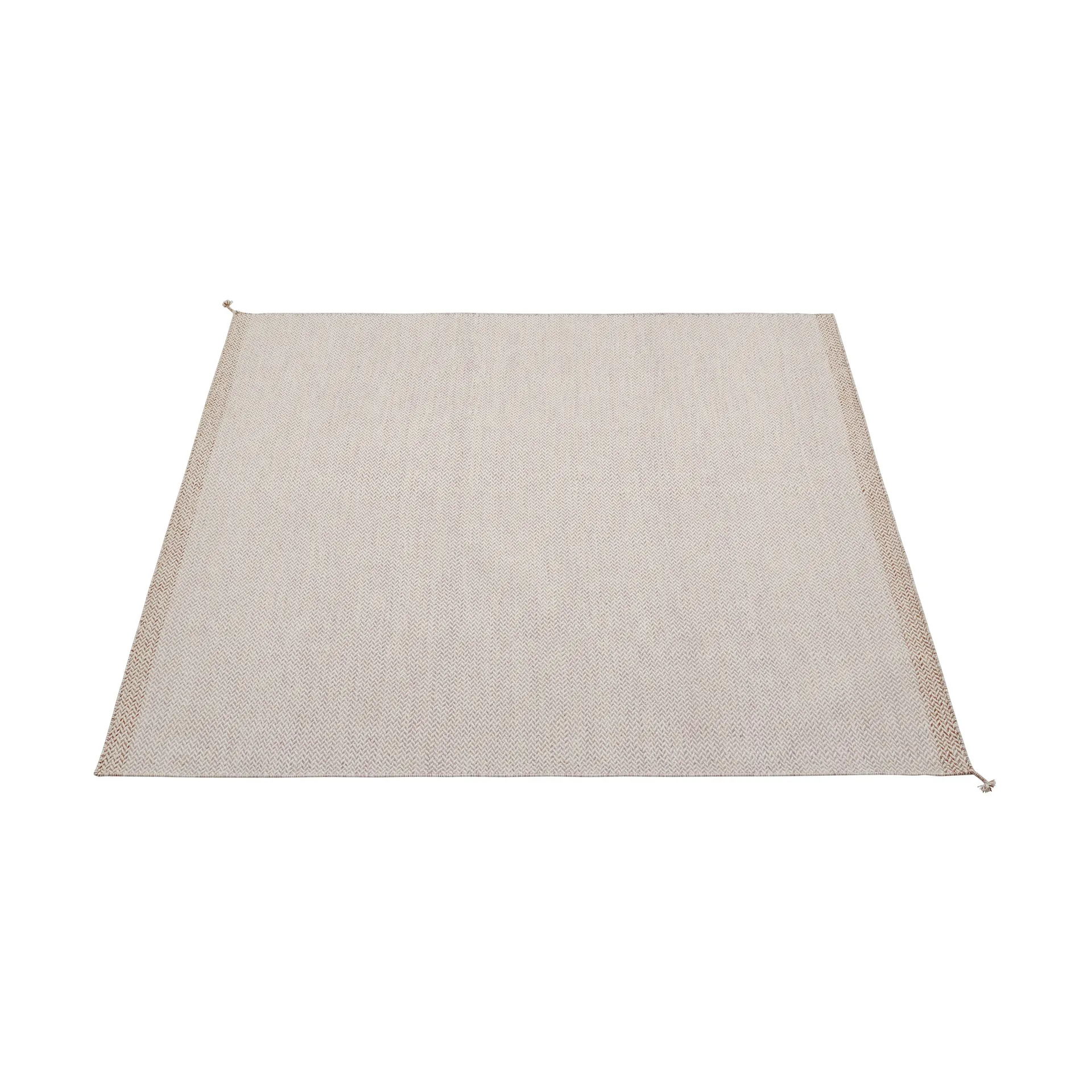 Ply wool rug 240x240 cm, Light Pink Muuto