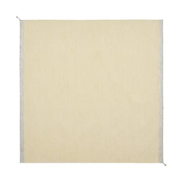 Ply wool rug 240x240 cm - Yellow - Muuto