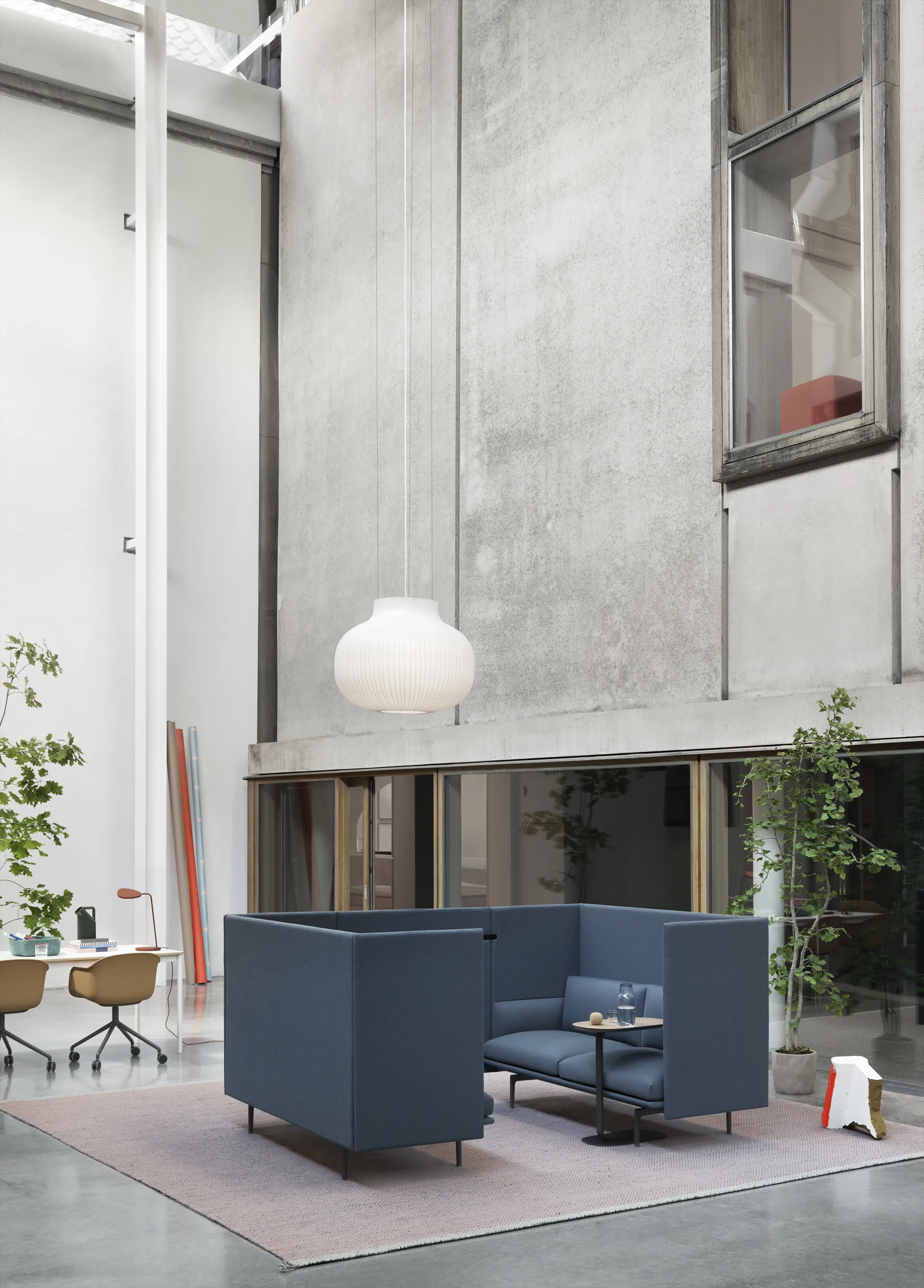 Ply wool rug 270x360 cm, Light Rose Muuto