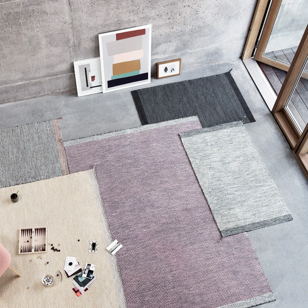 Ply wool rug 270x360 cm, Yellow Muuto