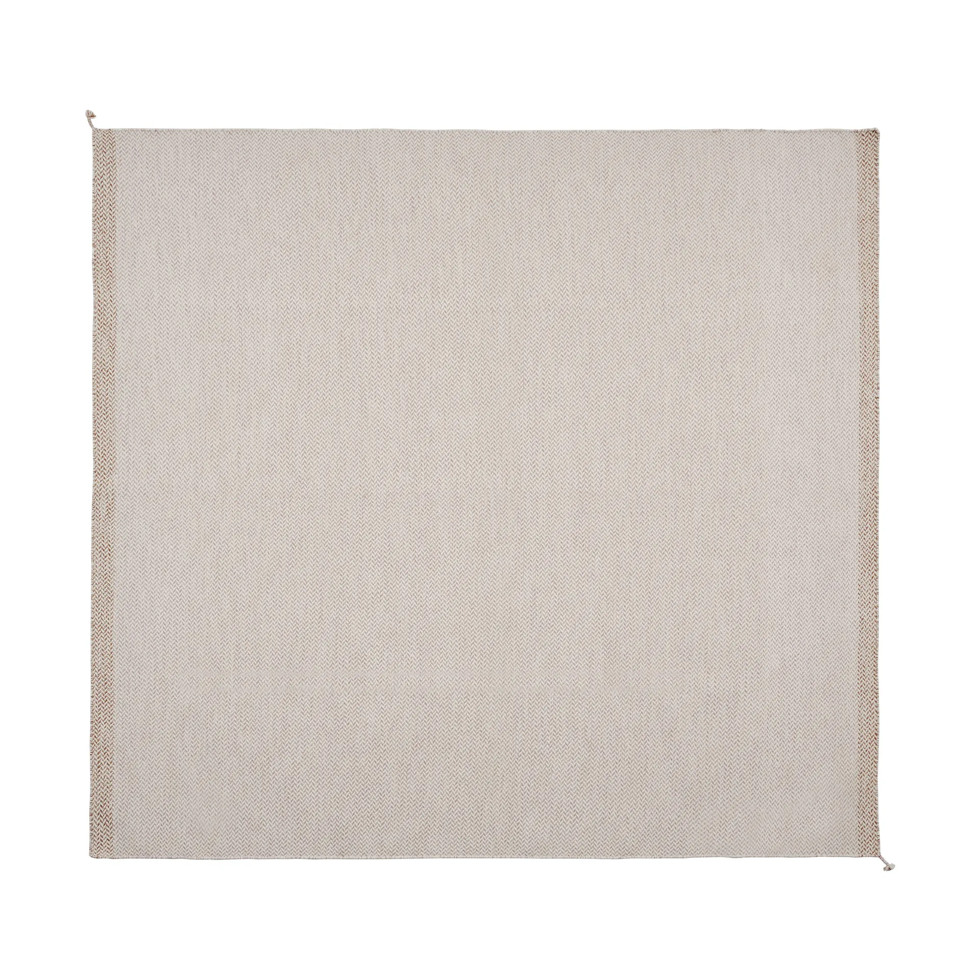 Ply wool rug 280x280 cm, Light Pink Muuto
